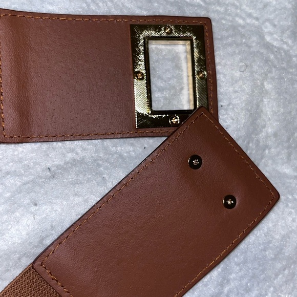 Ellen Tracy Snake Print Stretch Belt – L/XL - Picture 3 of 12